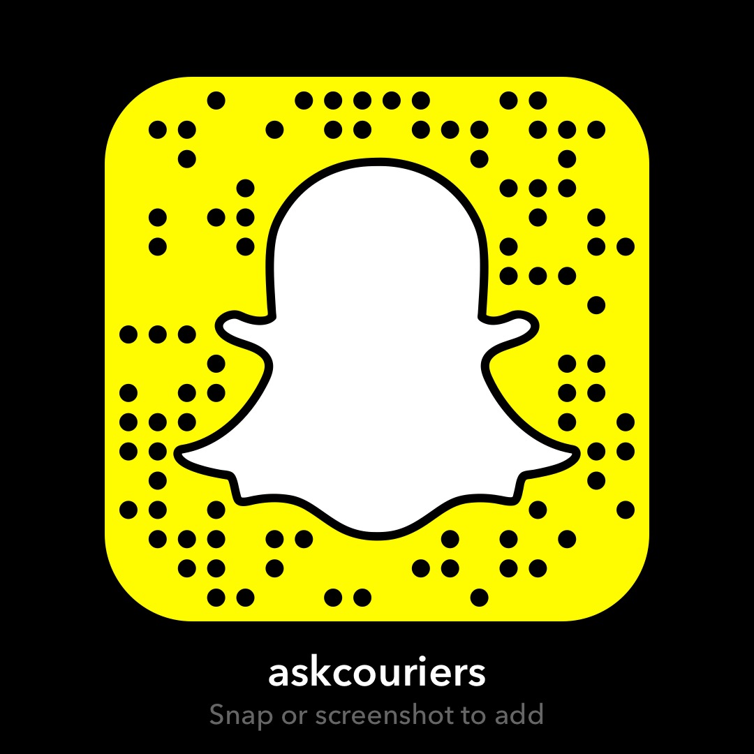 @askcouriers Snapchat